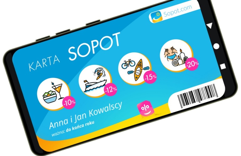 Karta SOPOT - oszczędzaj na wakacjach
